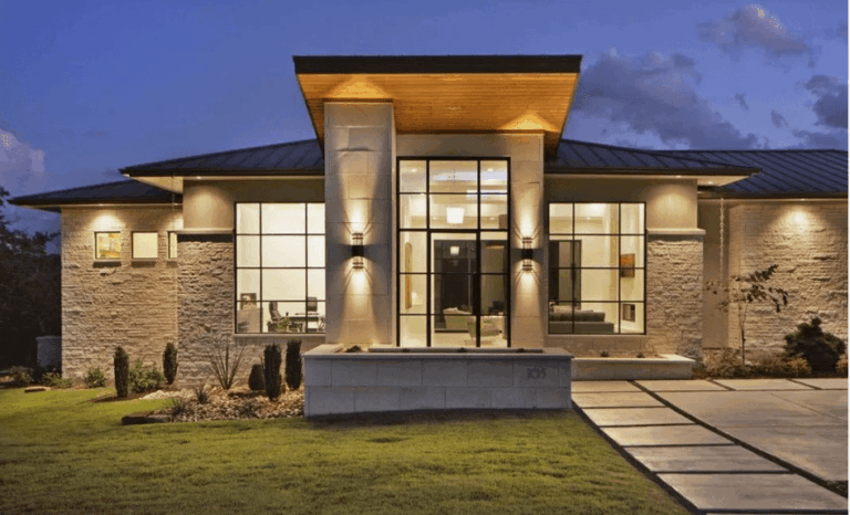 Дизайн фасада загородного дома