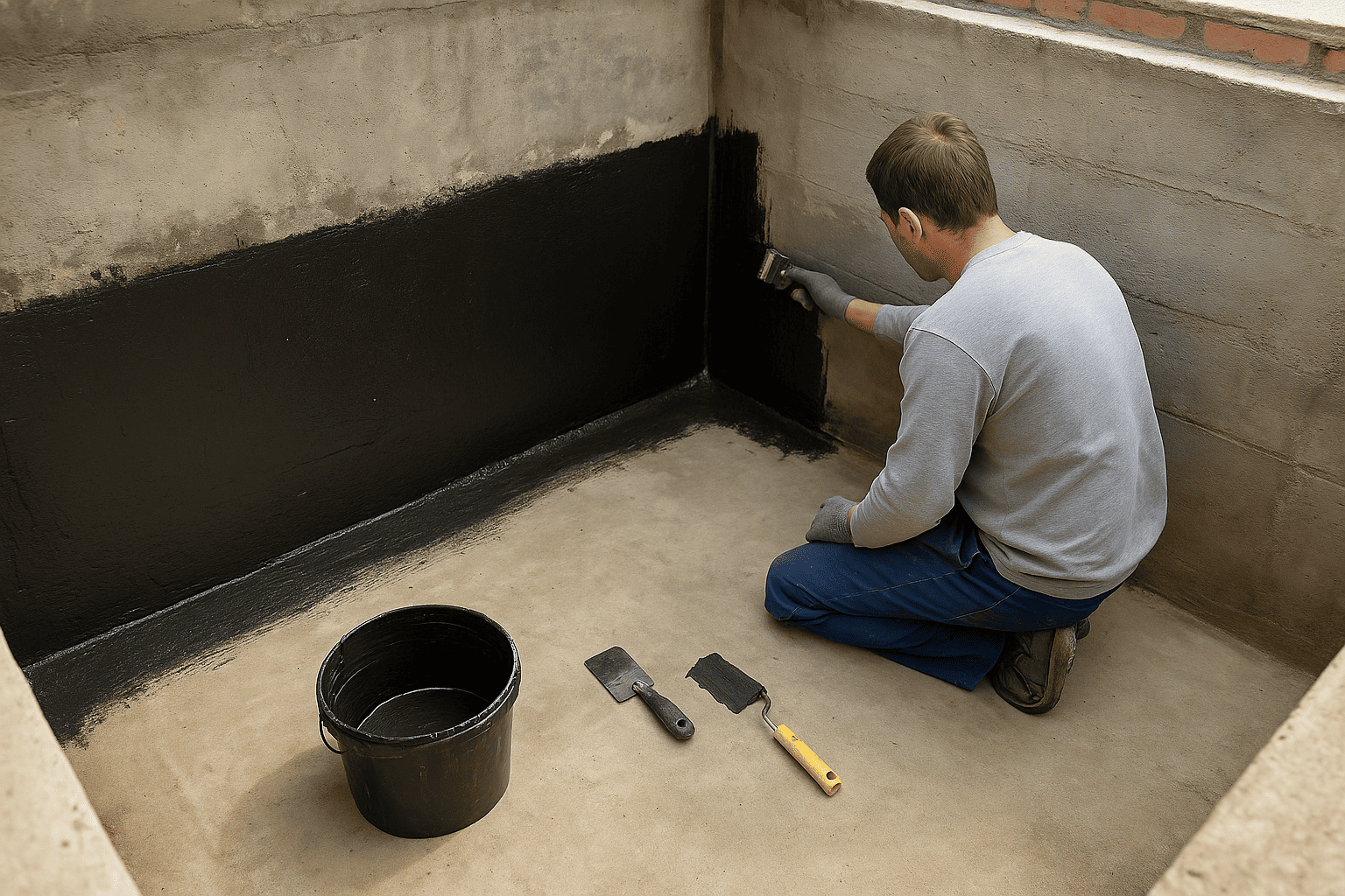 vnutrennjaja-gidroizoljacija-podvala Гидроизоляция подвала: всесторонняя защита вашего дома от влаги