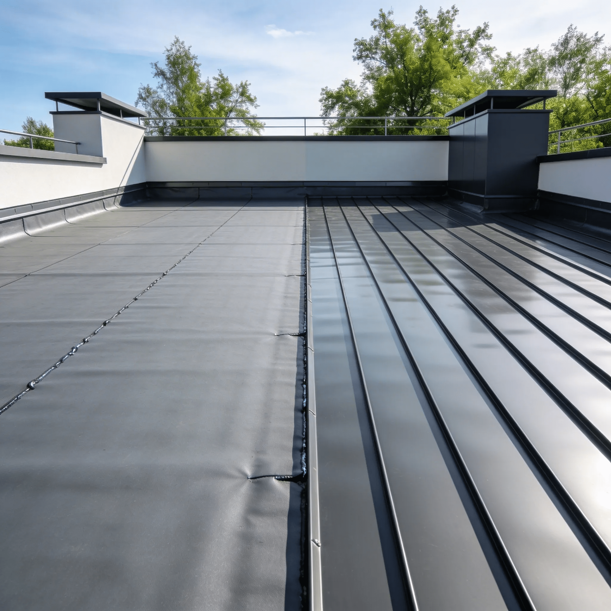 Фальцевая или мембранная кровля