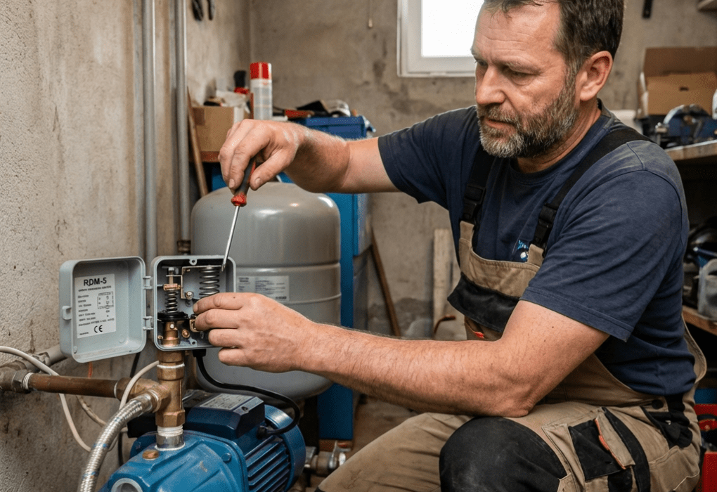 Регулировка давления воды