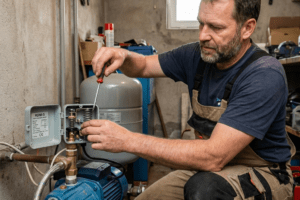 Регулировка давления воды